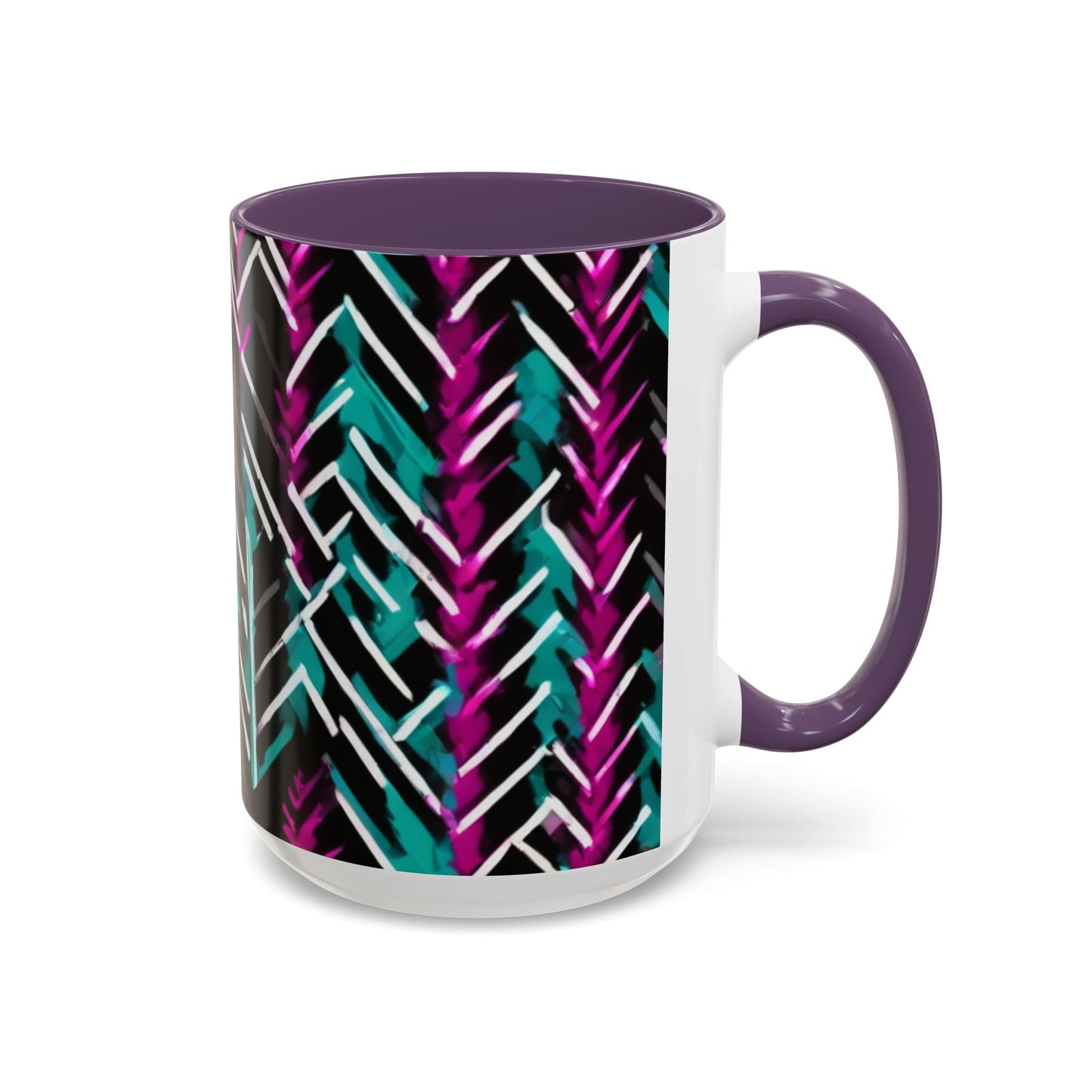 boostlete-recovery-progress-pattern-chevron-retro-0243 — Accent Mug 11/15oz