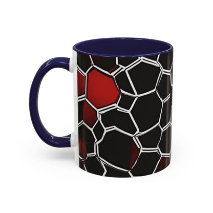 boostlete-quiet-power-pattern-hex-vector-0039 — Accent Mug 11/15oz