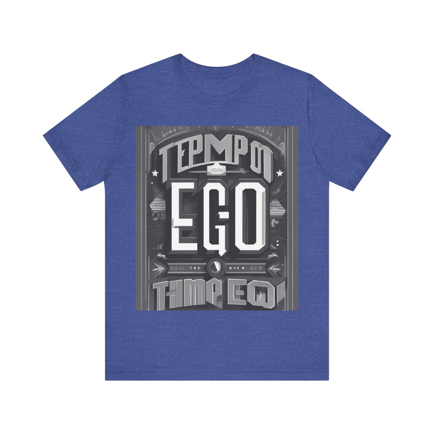 boostlete-mile-by-mile-type-tempo-over-ego-banner-modern-0093 — Unisex Jersey Short Sleeve (B+C 3001)