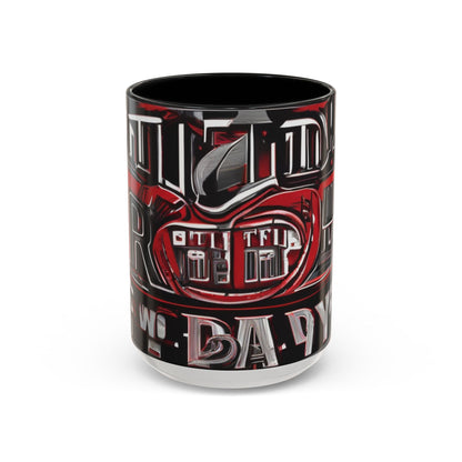 boostlete-boost-mode-type-win-the-day-outline-over-solid-monoline-0477 — Accent Mug 11/15oz