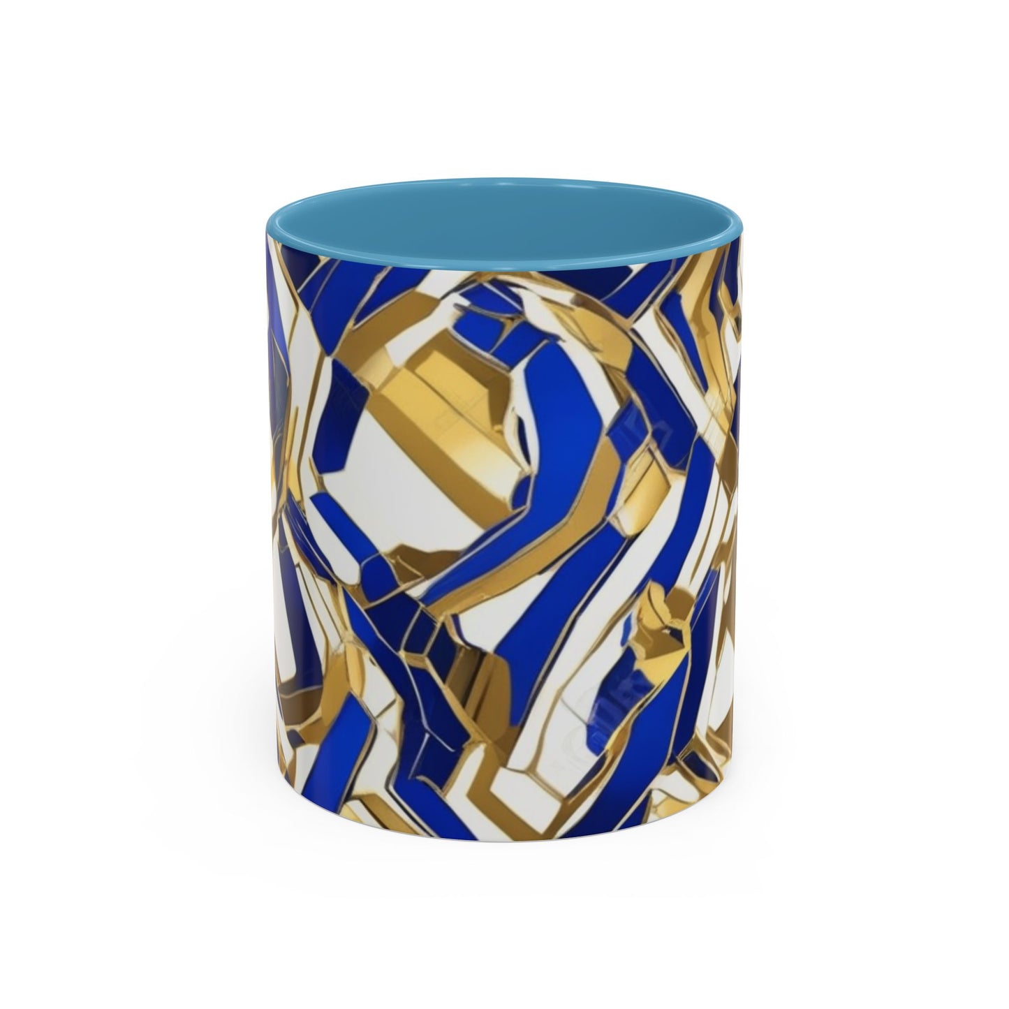 boostlete-boost-mode-pattern-hex-athletic-0611 — Accent Mug 11/15oz