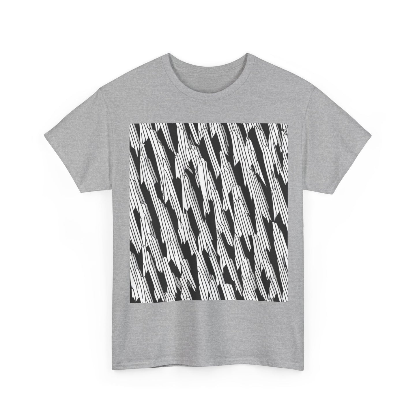 boostlete-iron-intent-pattern-micro-isometric-0199 — Unisex Heavy Cotton Tee (Gildan 5000)