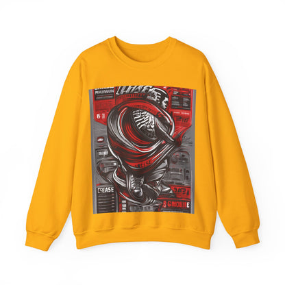 boostlete-field-day-type-chase-capacity-big-monoline-0813 — Unisex Heavy Blend Crewneck (G18000)