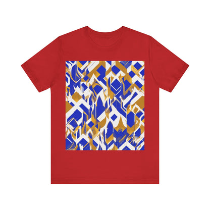 boostlete-field-day-icon-flame-glitch-geometric-0090 — Unisex Jersey Short Sleeve (B+C 3001)
