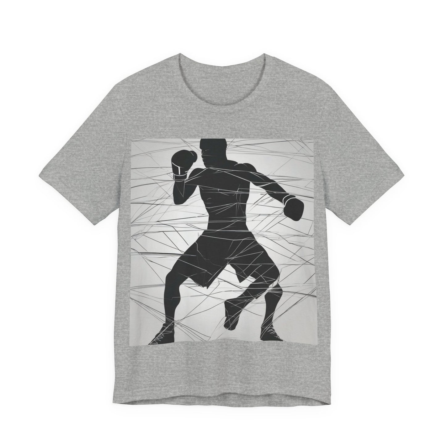 boostlete-mile-by-mile-scene-boxer-motion-geometric-0028 — Unisex Jersey Short Sleeve (B+C 3001)