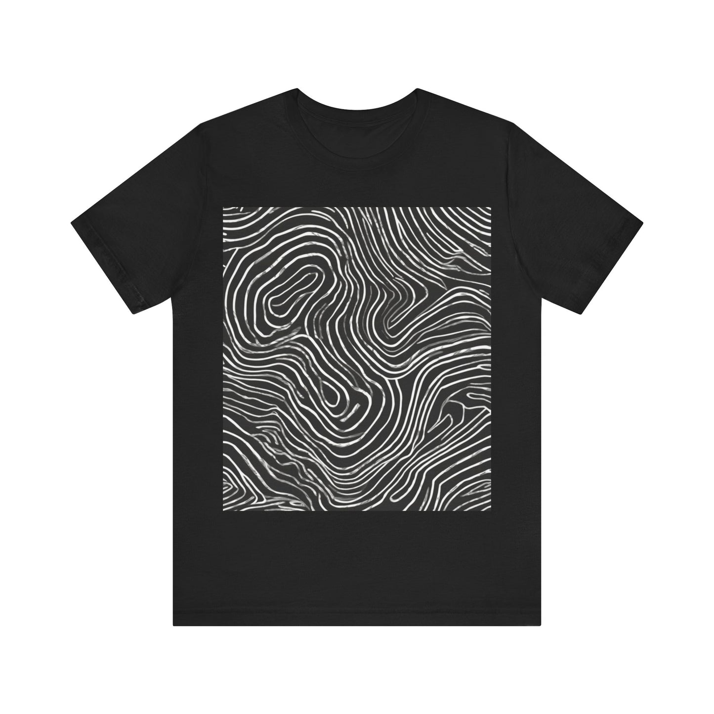 boostlete-field-day-pattern-topographic-badge-0307 — Unisex Jersey Short Sleeve (B+C 3001)