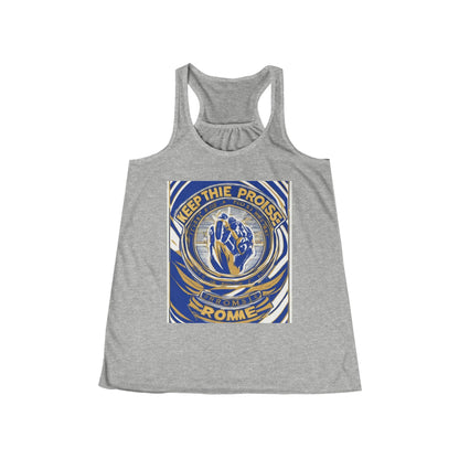 boostlete-pr-season-type-keep-the-promise-arc-athletic-0045 — Women's Flowy Racerback Tank (B+C 8800)