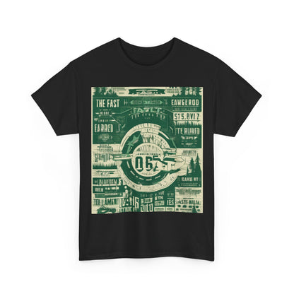 boostlete-mile-by-mile-type-fast-is-earned-big-blueprint-0041 — Unisex Heavy Cotton Tee (Gildan 5000)