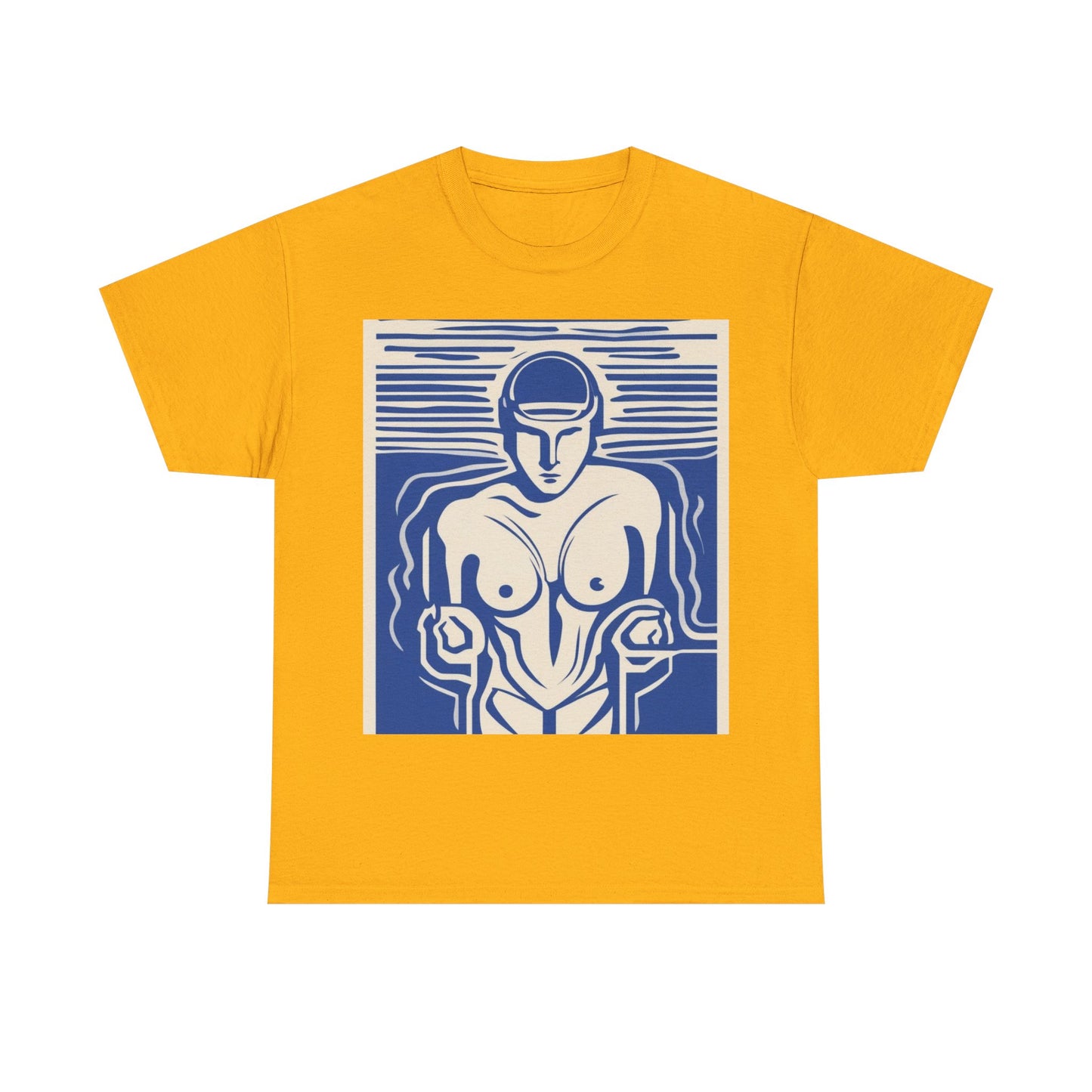 boostlete-boost-mode-icon-swimmer-motion-vector-0062 — Unisex Heavy Cotton Tee (Gildan 5000)