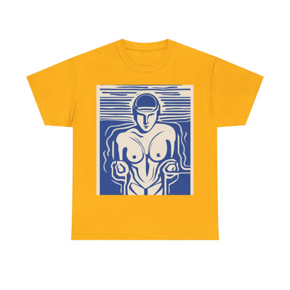 boostlete-boost-mode-icon-swimmer-motion-vector-0062 — Unisex Heavy Cotton Tee (Gildan 5000)