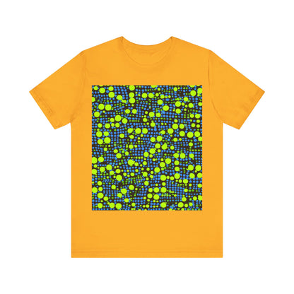 boostlete-mile-by-mile-pattern-dotted-geometric-0071 — Unisex Jersey Short Sleeve (B+C 3001)