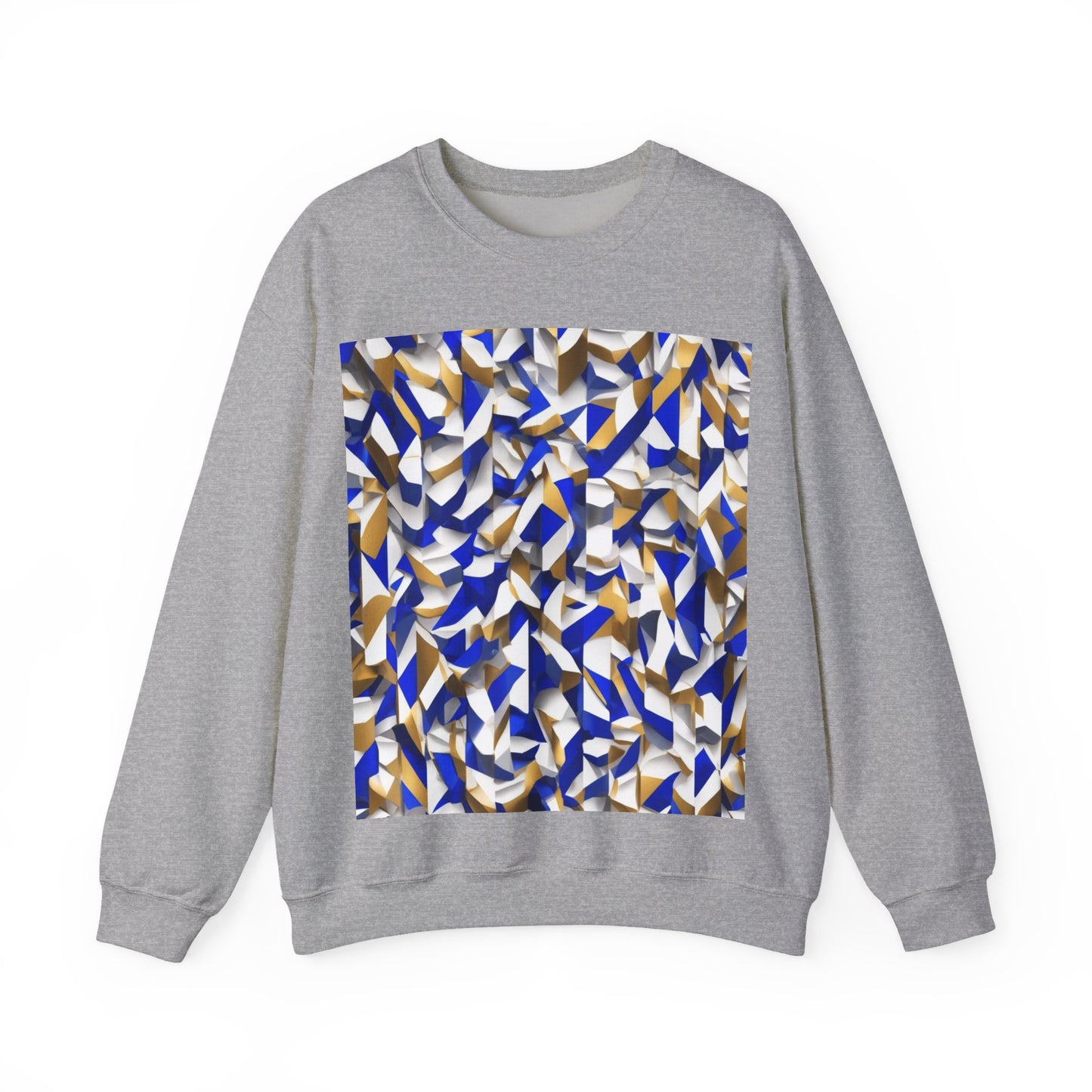 boostlete-boost-mode-type-charge-ahead-vertical-isometric-0221 — Unisex Heavy Blend Crewneck Sweatshirt (Gildan)