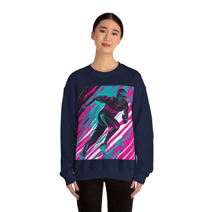 boostlete-mile-by-mile-scene-sprinter-motion-modern-0828 — Unisex Heavy Blend Crewneck (G18000)