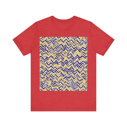 boostlete-boost-mode-pattern-ekg-line-art-0091 — Unisex Jersey Short Sleeve (B+C 3001)