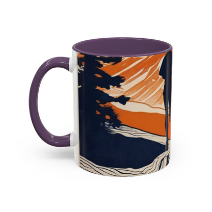 boostlete-iron-intent-scene-trail-glitch-badge-0100 — Accent Mug 11oz/15oz