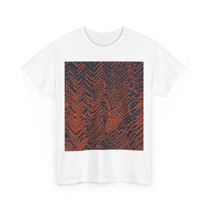 boostlete-field-day-pattern-ekg-modern-0087 — Unisex Heavy Cotton Tee (Gildan 5000)