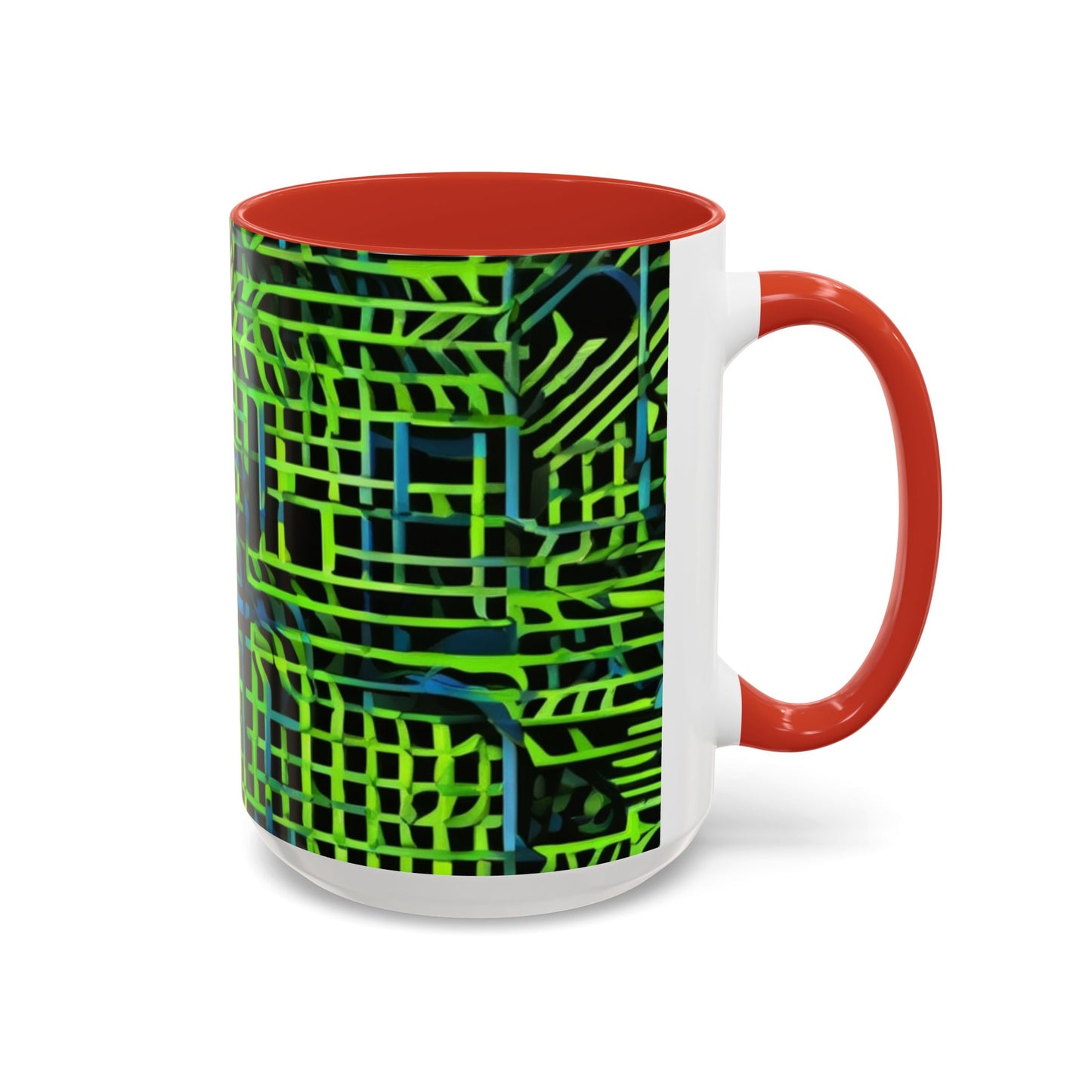 boostlete-quiet-power-pattern-stair-steps-industrial-0751 — Accent Mug 11/15oz