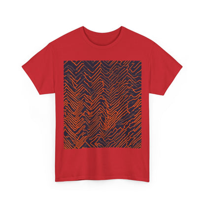 boostlete-field-day-pattern-ekg-modern-0087 — Unisex Heavy Cotton Tee (Gildan 5000)