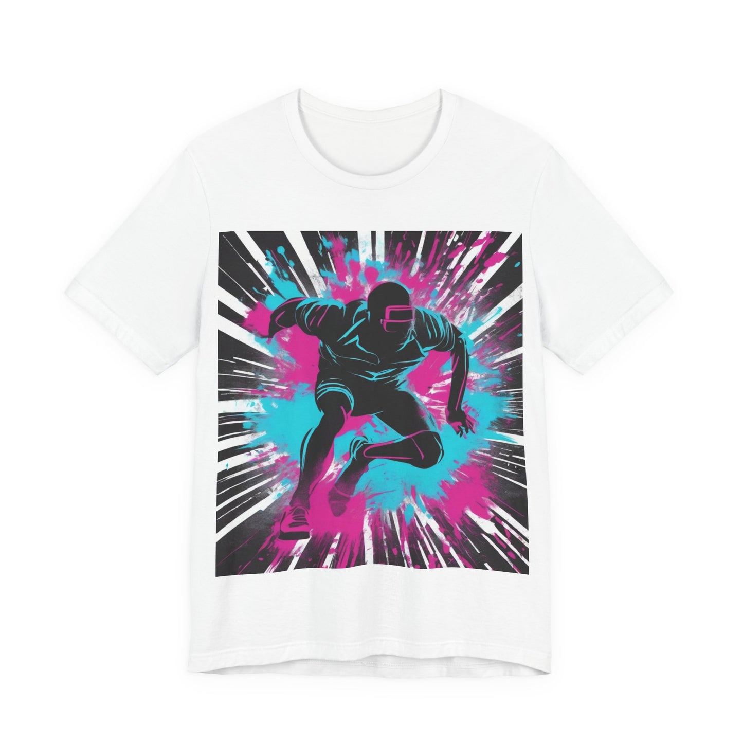 boostlete-recovery-progress-scene-sprinter-chalk-bold-0220 — Unisex Jersey Short Sleeve (B+C 3001)