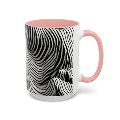 boostlete-field-day-pattern-topographic-isometric-0211 — Accent Mug 11oz/15oz