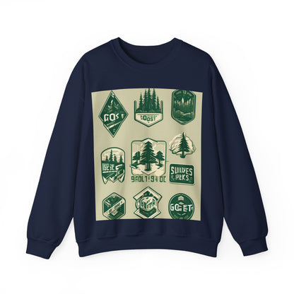 boostlete-mile-by-mile-type-go-get-one-micro-isometric-0441 — Unisex Heavy Blend Crewneck (G18000)