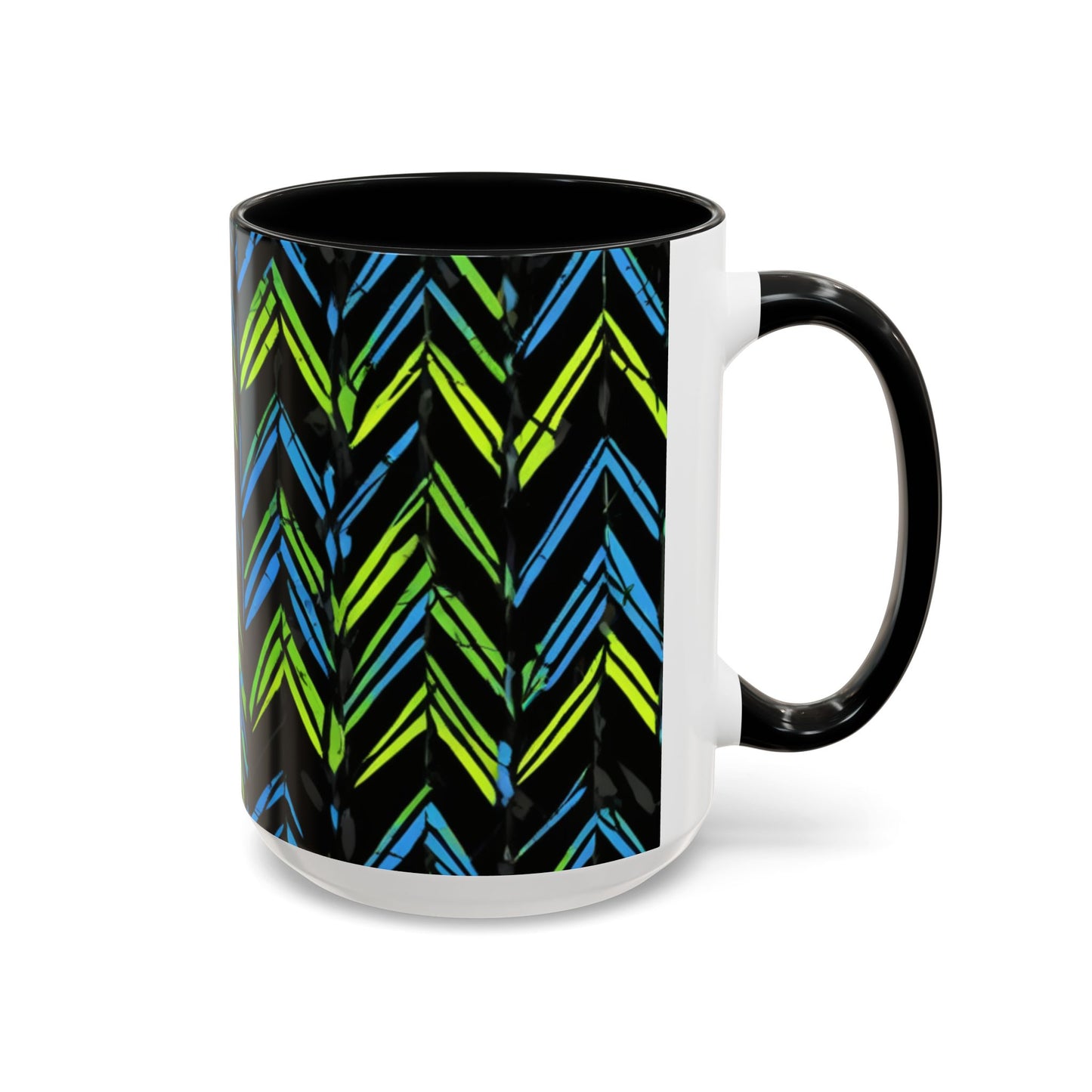 boostlete-mile-by-mile-pattern-chevron-monoline-0051 — Accent Mug 11oz/15oz