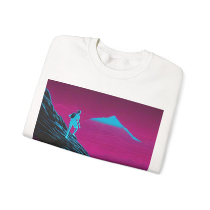 boostlete-boost-mode-scene-trail-neon-blueprint-0832 — Unisex Heavy Blend Crewneck (G18000)