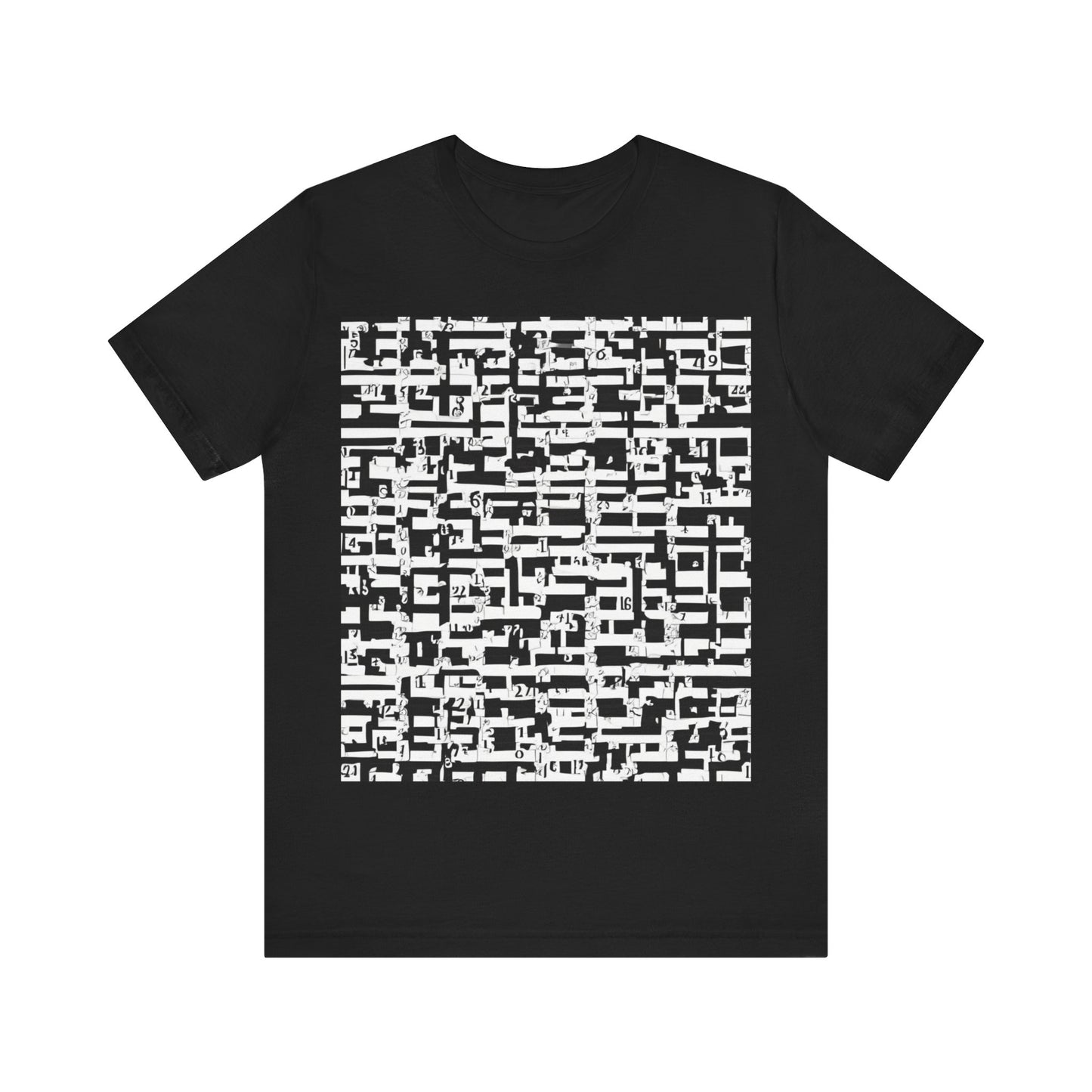 boostlete-iron-intent-pattern-plate-number-badge-0171 — Unisex Jersey Short Sleeve (B+C 3001)