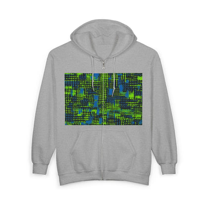boostlete-pr-season-pattern-audio-industrial-0043 — Unisex Heavy Blend Full-Zip Hooded Sweatshirt