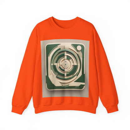 boostlete-mile-by-mile-icon-target-3d-modern-0306 — Unisex Heavy Blend Crewneck (G18000)