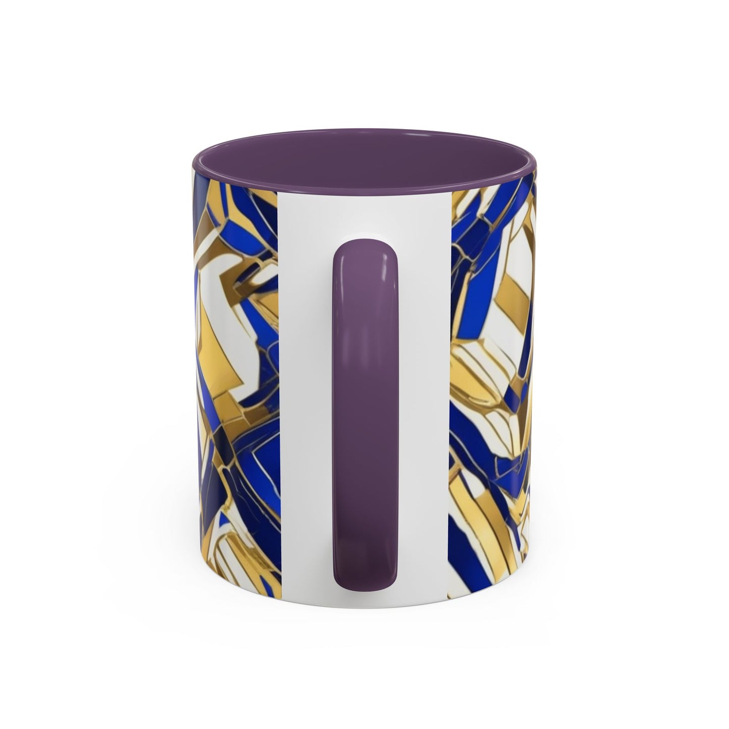 boostlete-boost-mode-pattern-hex-athletic-0611 — Accent Mug 11/15oz