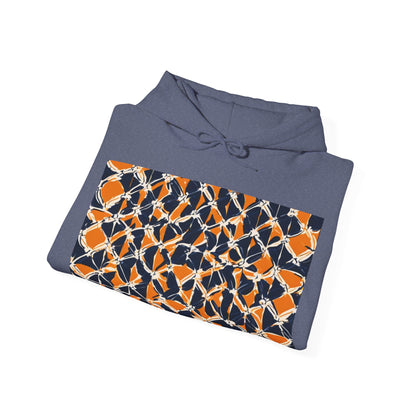 boostlete-headspace-pattern-plate-number-badge-0387 — Unisex Heavy Blend Hoodie (G18500)