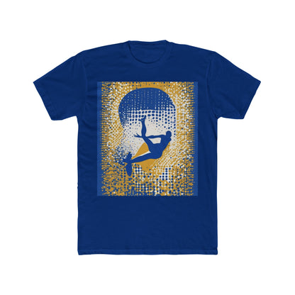 boostlete-field-day-icon-swimmer-halftone-paper-0246 — Unisex Cotton Crew Tee (NL 3600)