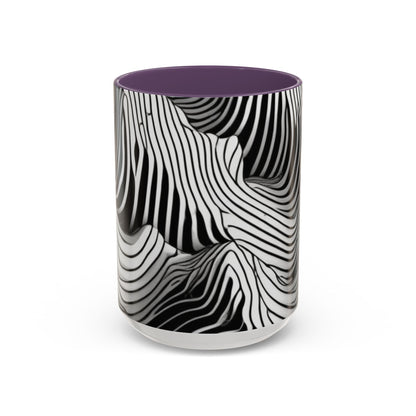 boostlete-field-day-pattern-topographic-isometric-0211 — Accent Mug 11oz/15oz