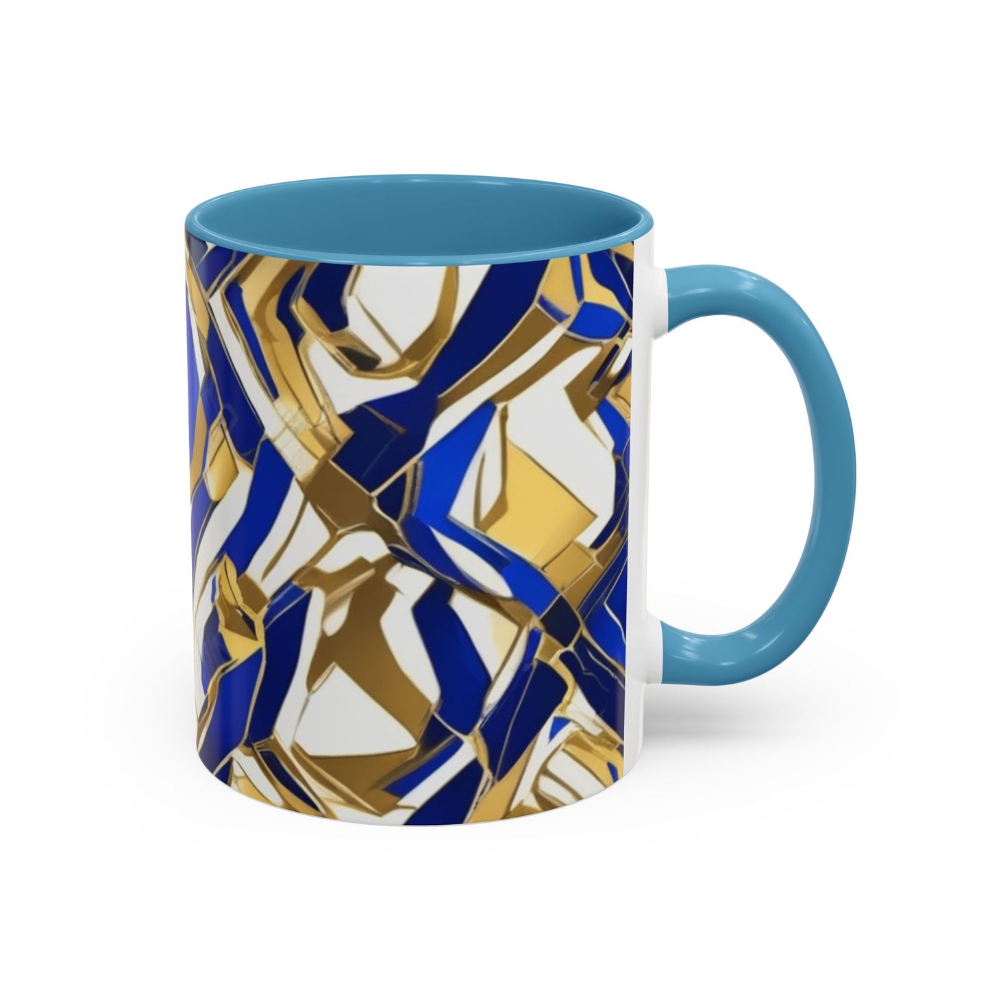 boostlete-boost-mode-pattern-hex-athletic-0611 — Accent Mug 11/15oz