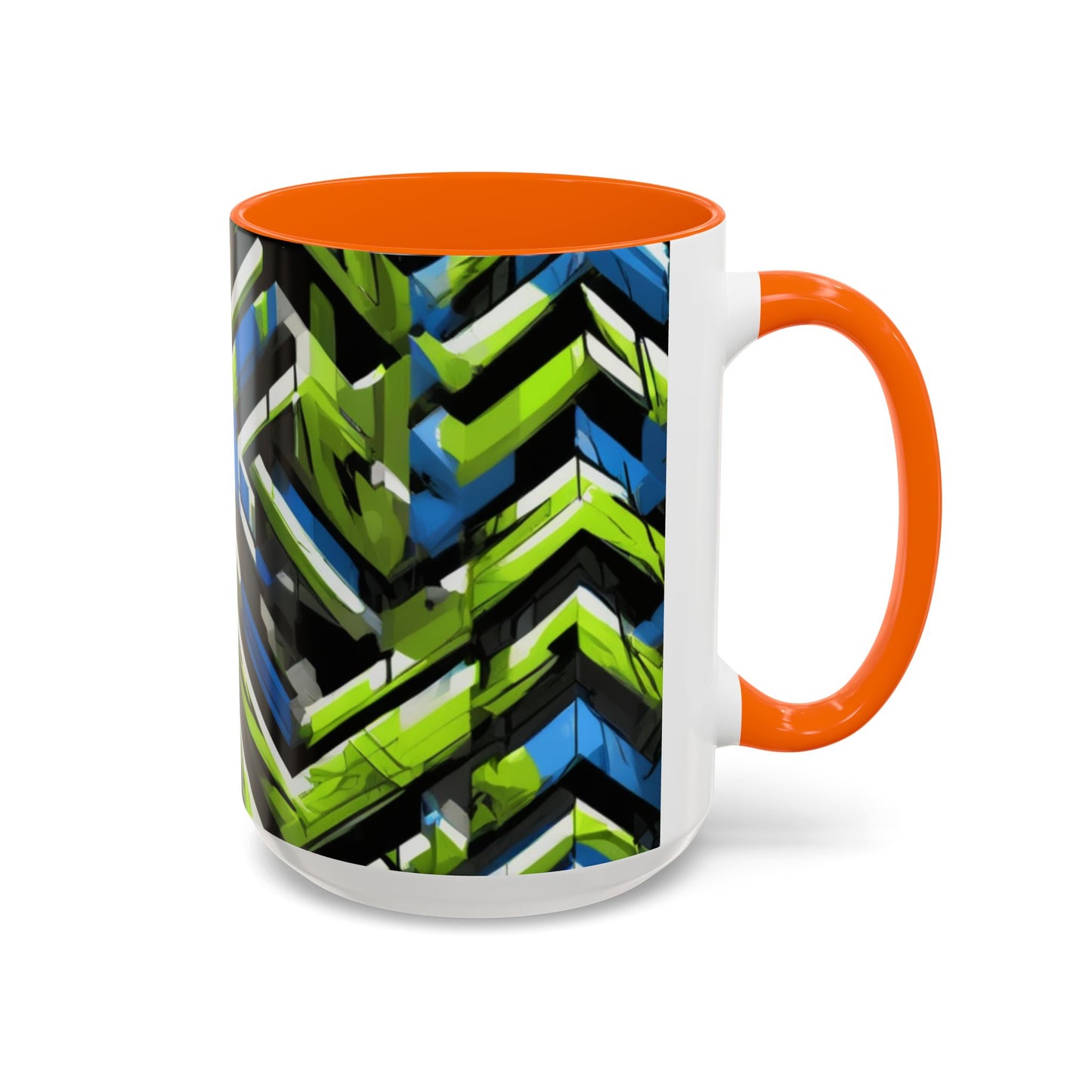 boostlete-rise-grind-pattern-chevron-isometric-0195 — Accent Mug 11oz/15oz