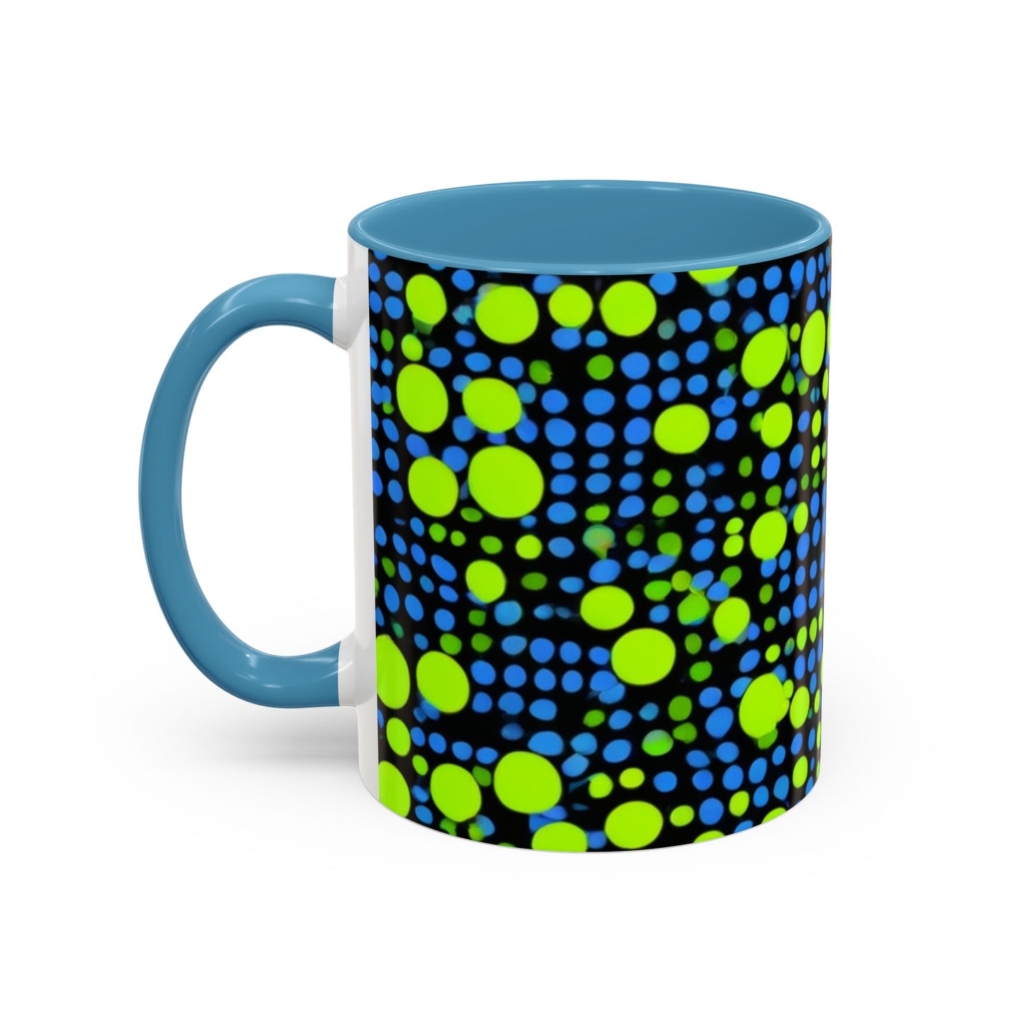 boostlete-mile-by-mile-pattern-dotted-geometric-0071 — Accent Mug 11oz/15oz
