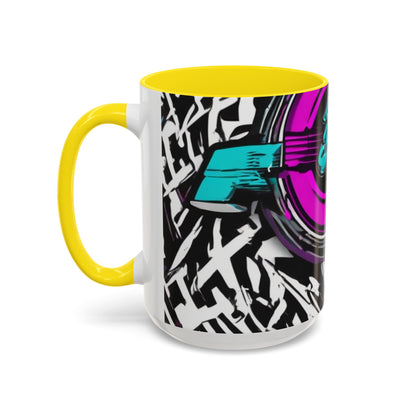 boostlete-boost-mode-type-again-badge-monoline-0293 — Accent Mug 11oz/15oz