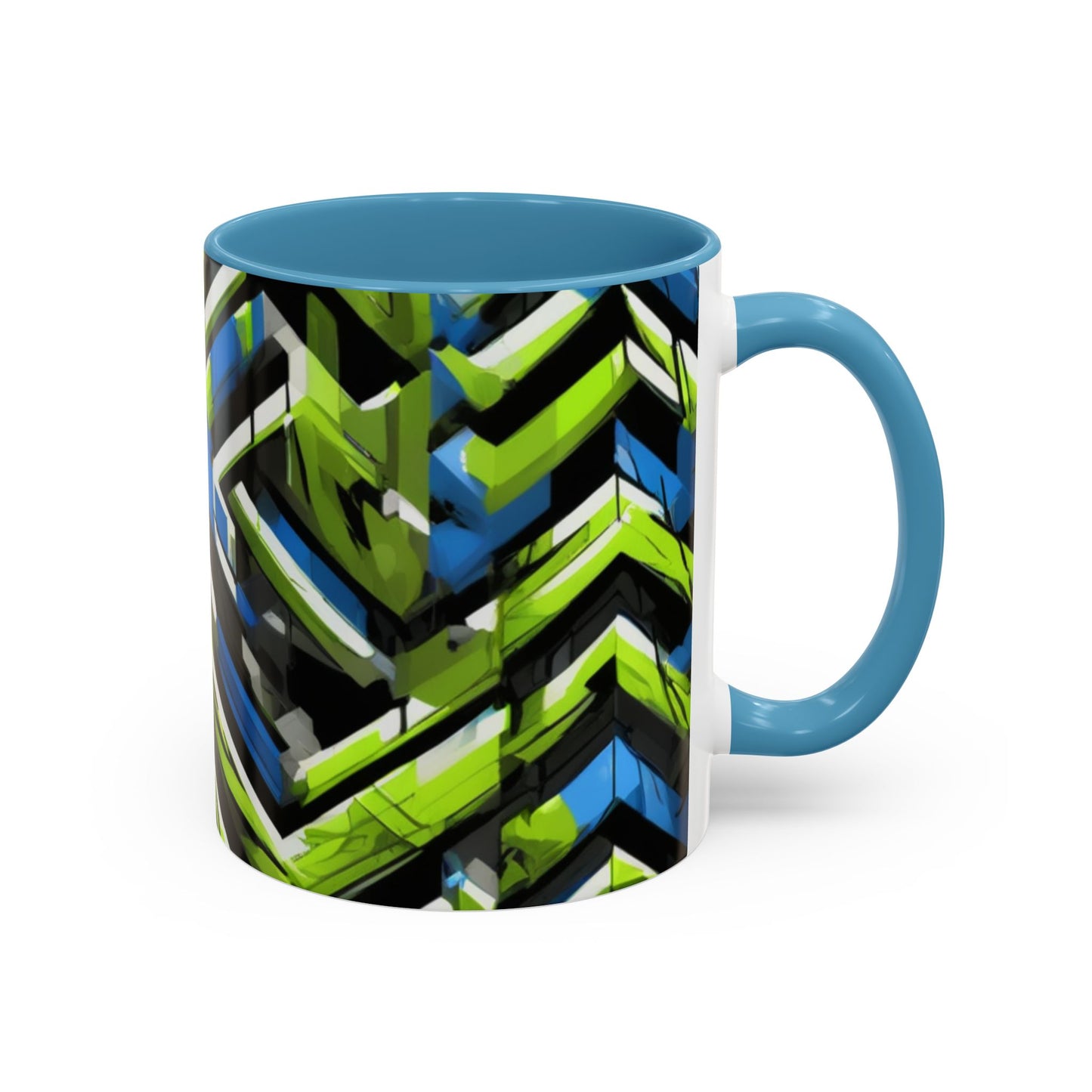 boostlete-rise-grind-pattern-chevron-isometric-0195 — Accent Mug 11oz/15oz