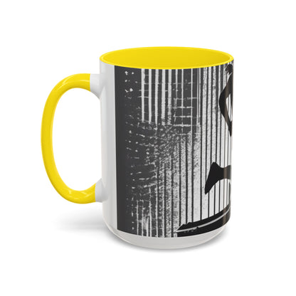 boostlete-am-crew-scene-hurdler-halftone-badge-0956 — Accent Mug 11/15oz