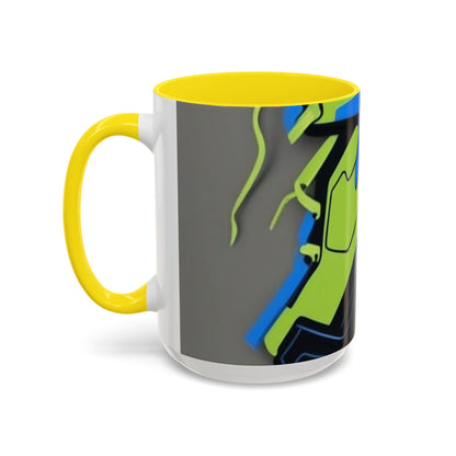 boostlete-quiet-power-icon-sneaker-duotone-paper-0066 — Accent Mug 11oz/15oz