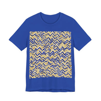 boostlete-boost-mode-pattern-ekg-line-art-0091 — Unisex Jersey Short Sleeve (B+C 3001)