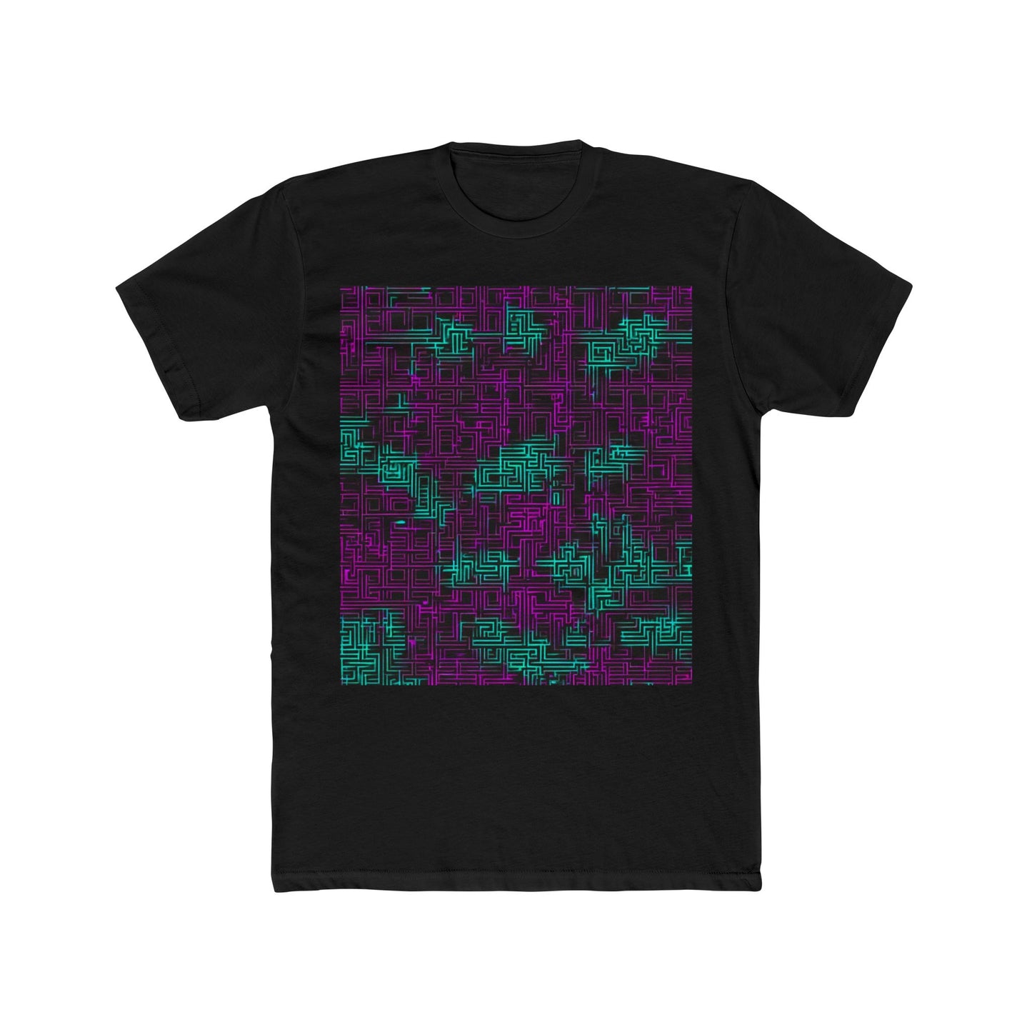 boostlete-boost-mode-pattern-plate-number-monoline-0079 — Unisex Cotton Crew Tee (NL 3600)