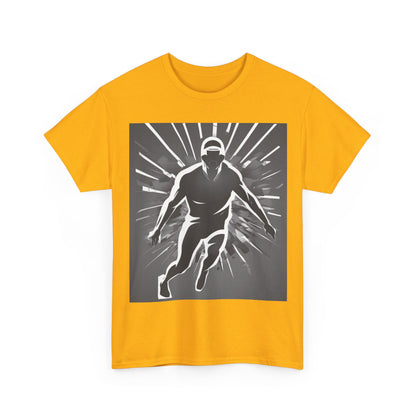 boostlete-iron-intent-scene-sprinter-soft-athletic-0108 — Unisex Heavy Cotton Tee (Gildan 5000)