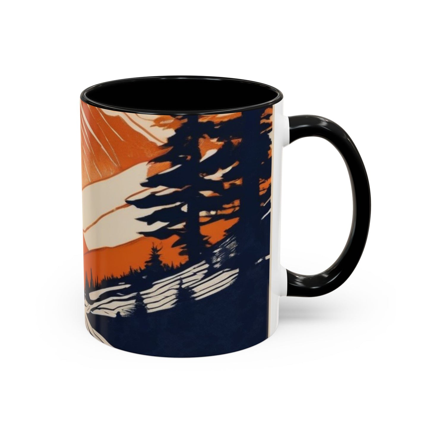 boostlete-iron-intent-scene-trail-glitch-badge-0100 — Accent Mug 11oz/15oz