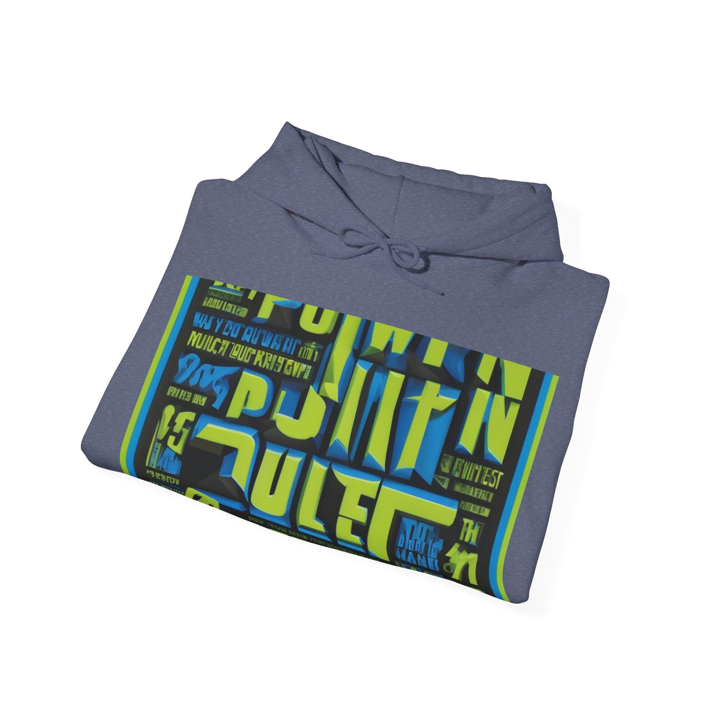 boostlete-am-crew-type-power-in-quiet-arc-paper-1481 — Unisex Heavy Blend Hoodie (G18500)
