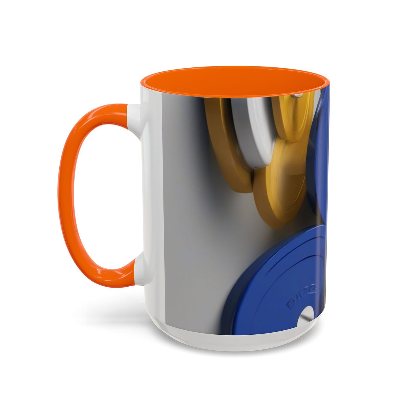 boostlete-field-day-icon-barbell-offset-geometric-0150 — Accent Mug 11oz/15oz