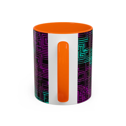 boostlete-boost-mode-pattern-plate-number-monoline-0079 — Accent Mug 11oz/15oz