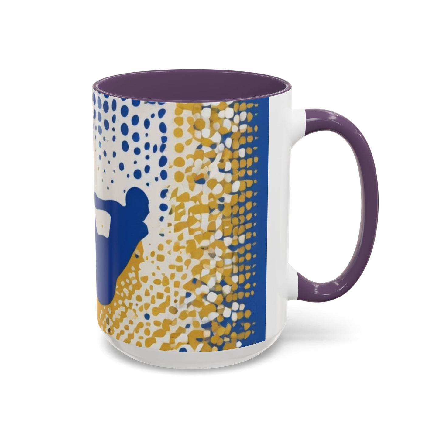 boostlete-field-day-icon-swimmer-halftone-paper-0246 — Accent Mug 11oz/15oz