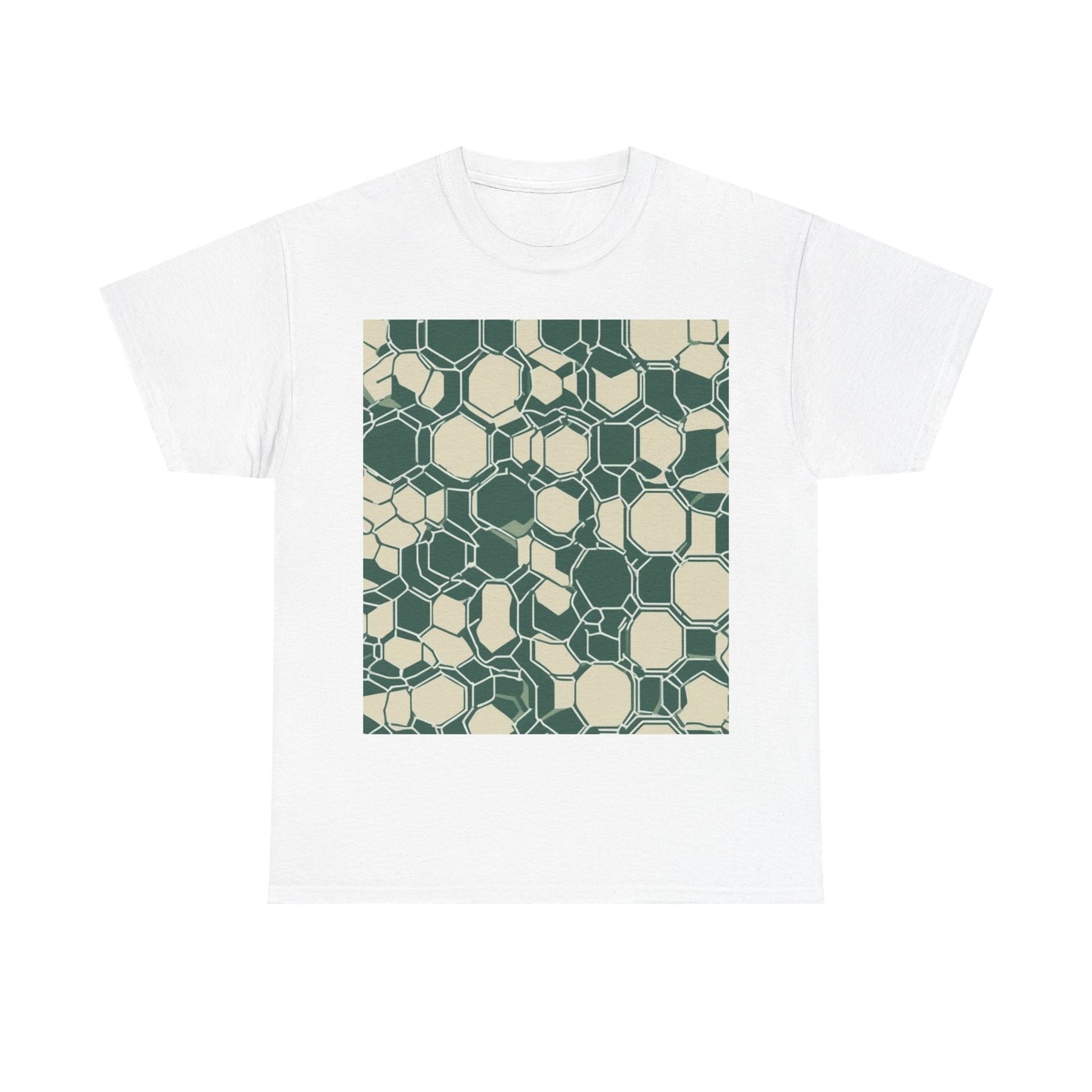 boostlete-iron-intent-pattern-hex-blueprint-0271 — Unisex Heavy Cotton Tee (Gildan 5000)